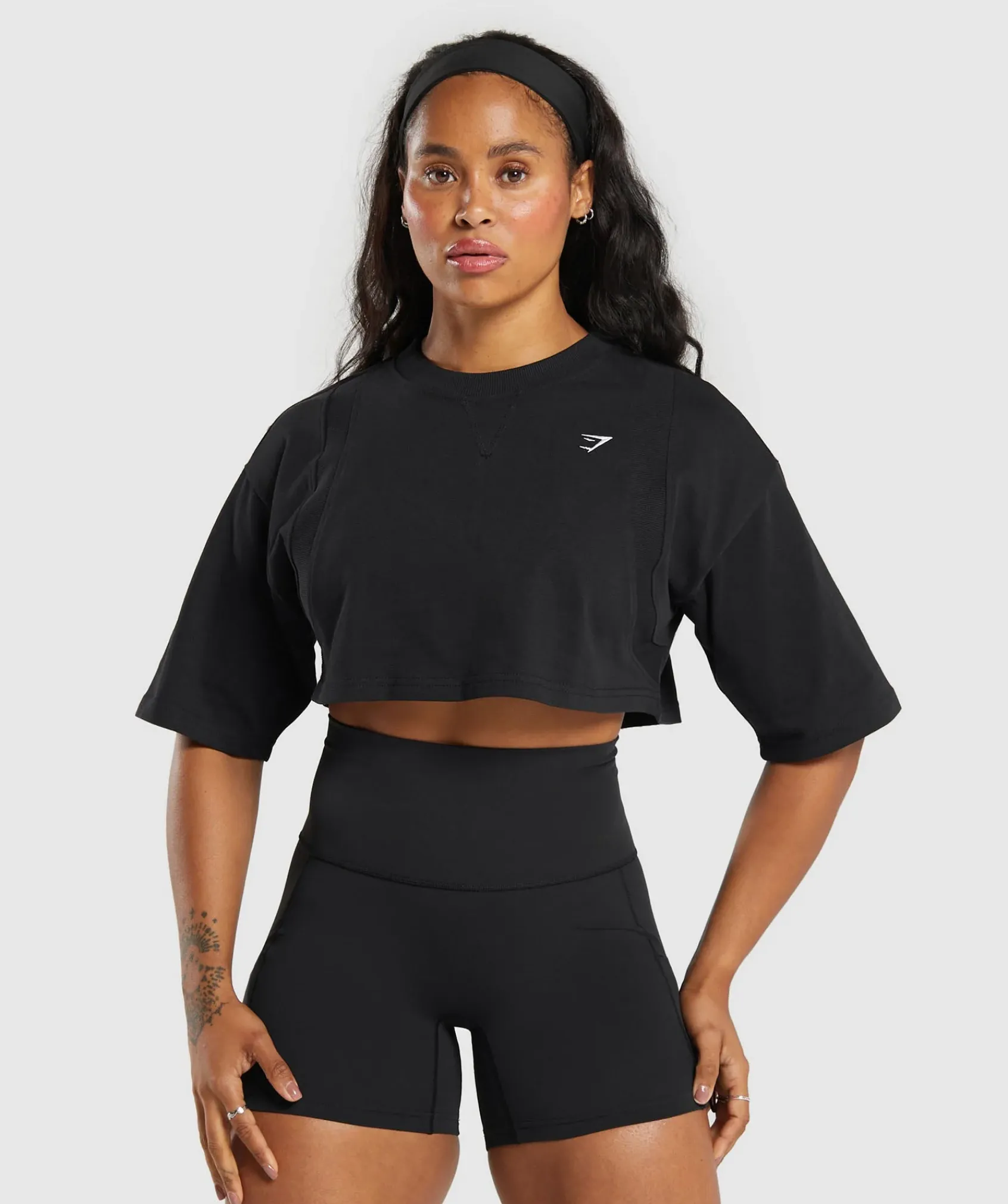 DAMES Gymshark Croptops|T-shirts*Heavyweight Cotton Crop T-Shirt