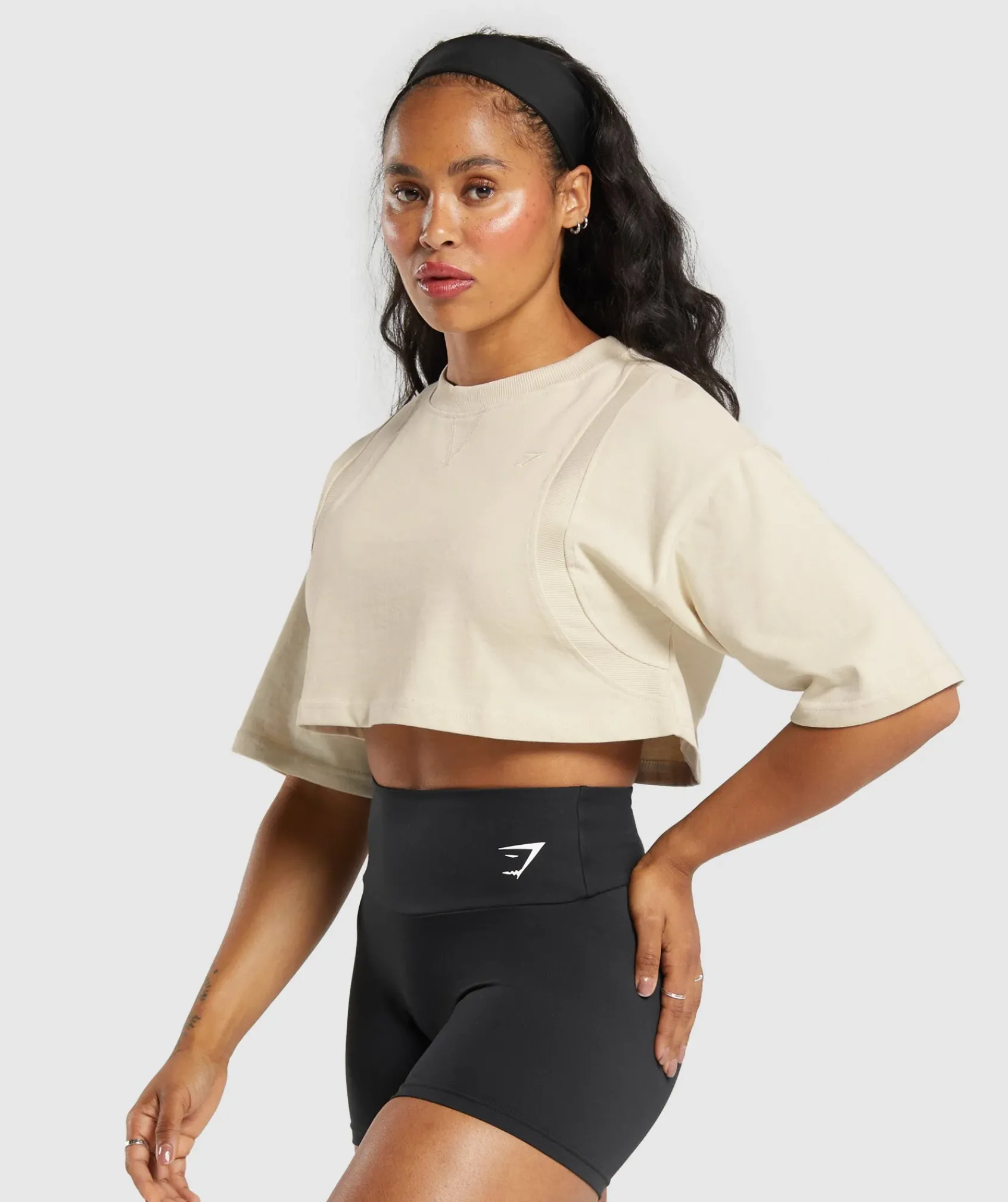 DAMES Gymshark Croptops|T-shirts*Heavyweight Cotton Crop T-Shirt