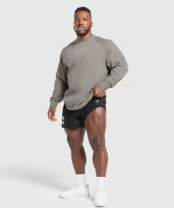 Heren Gymshark T-shirts*Heavyweight Long Sleeve T-Shirt
