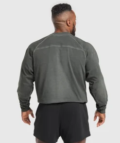 Heren Gymshark T-shirts*Heavyweight Long Sleeve T-Shirt
