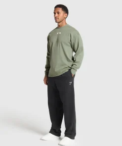 Heren Gymshark Hoodies & Truien*Heavyweight Rib Crew
