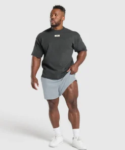 Heren Gymshark Hoodies & Truien|T-shirts*Heavyweight Rib Short Sleeve Crew