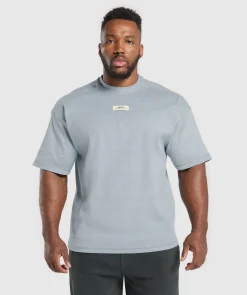 Heren Gymshark Hoodies & Truien|T-shirts*Heavyweight Rib Short Sleeve Crew