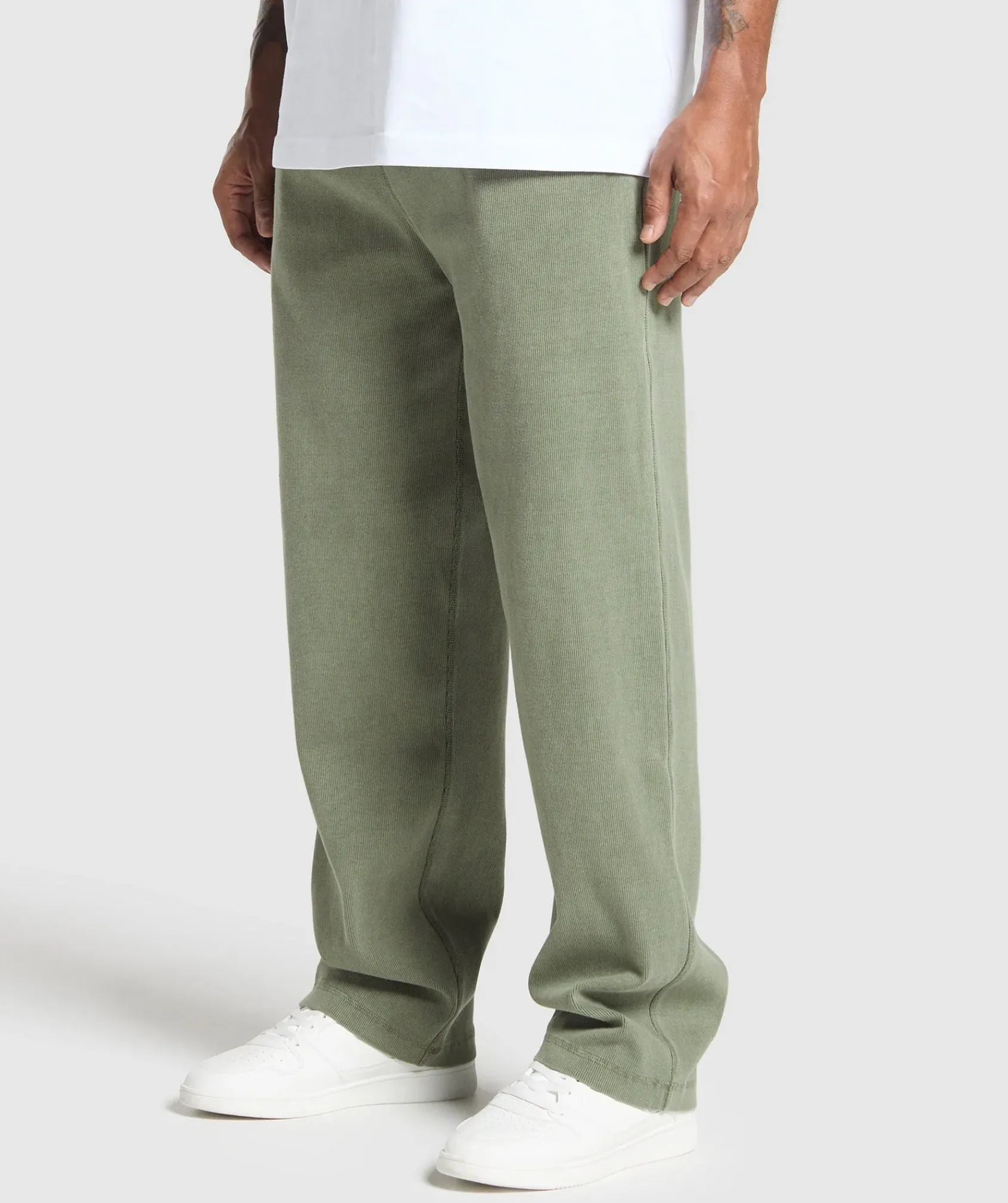 Heren Gymshark Joggingbroeken*Heavyweight Ribbed Joggers