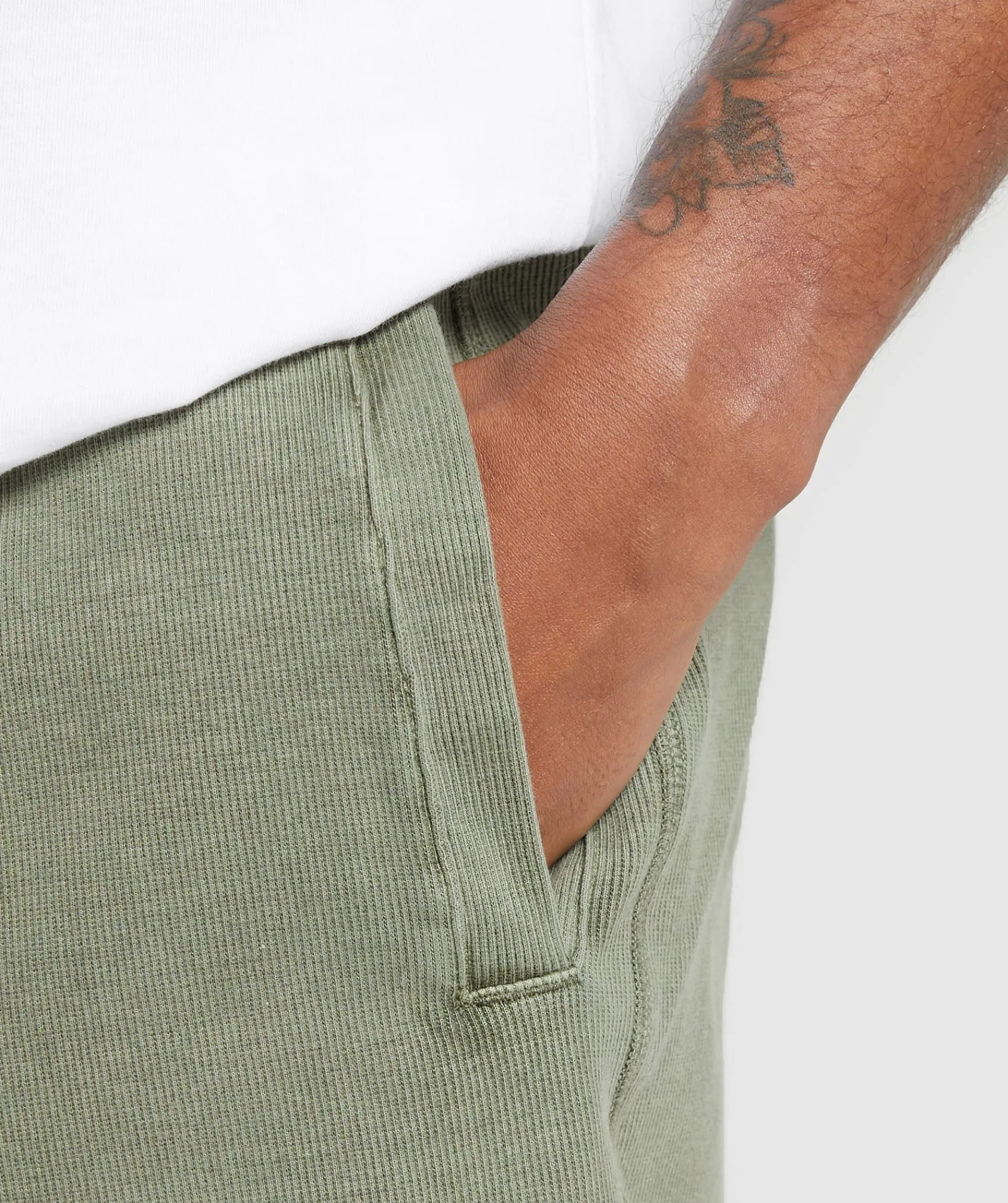 Heren Gymshark Shorts*Heavyweight Ribbed Shorts