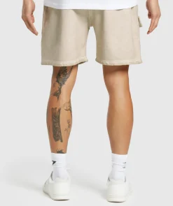 Heren Gymshark Shorts|Cargobroeken*Heavyweight Washed Cargo Shorts