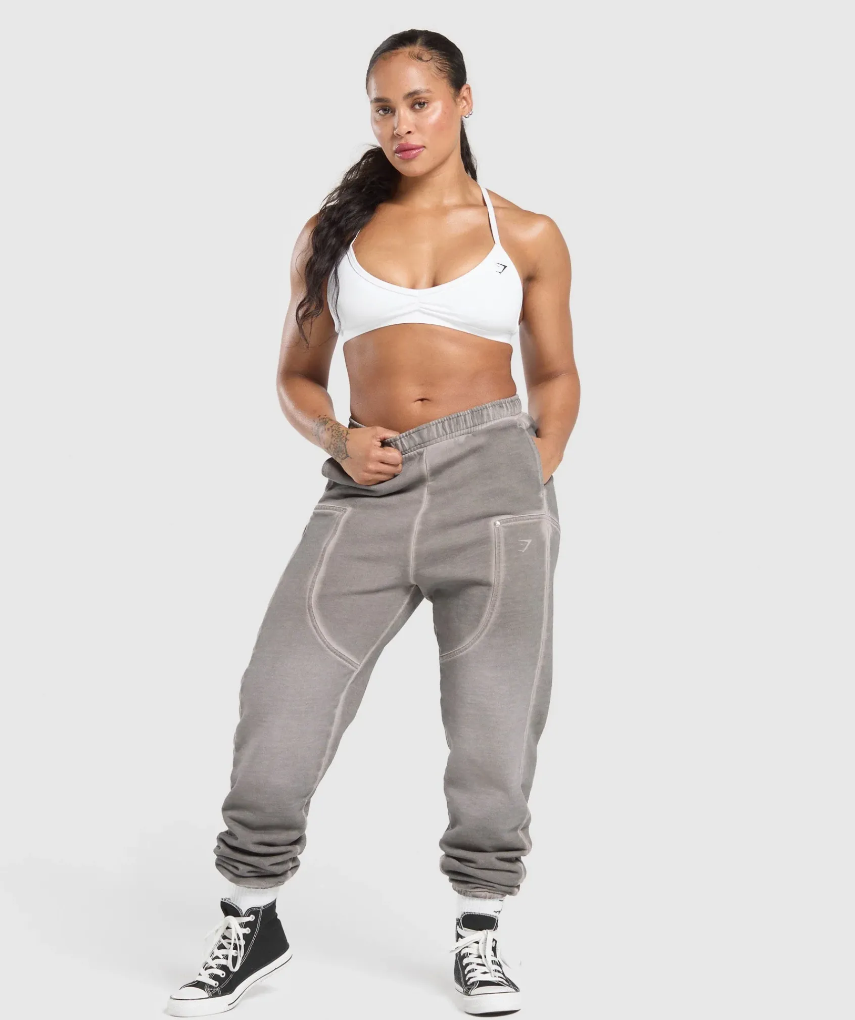 DAMES Gymshark Joggingbroeken*Heavyweight Washed Pants