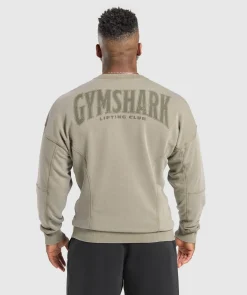 Heren Gymshark Hoodies & Truien*Heritage Washed Crew