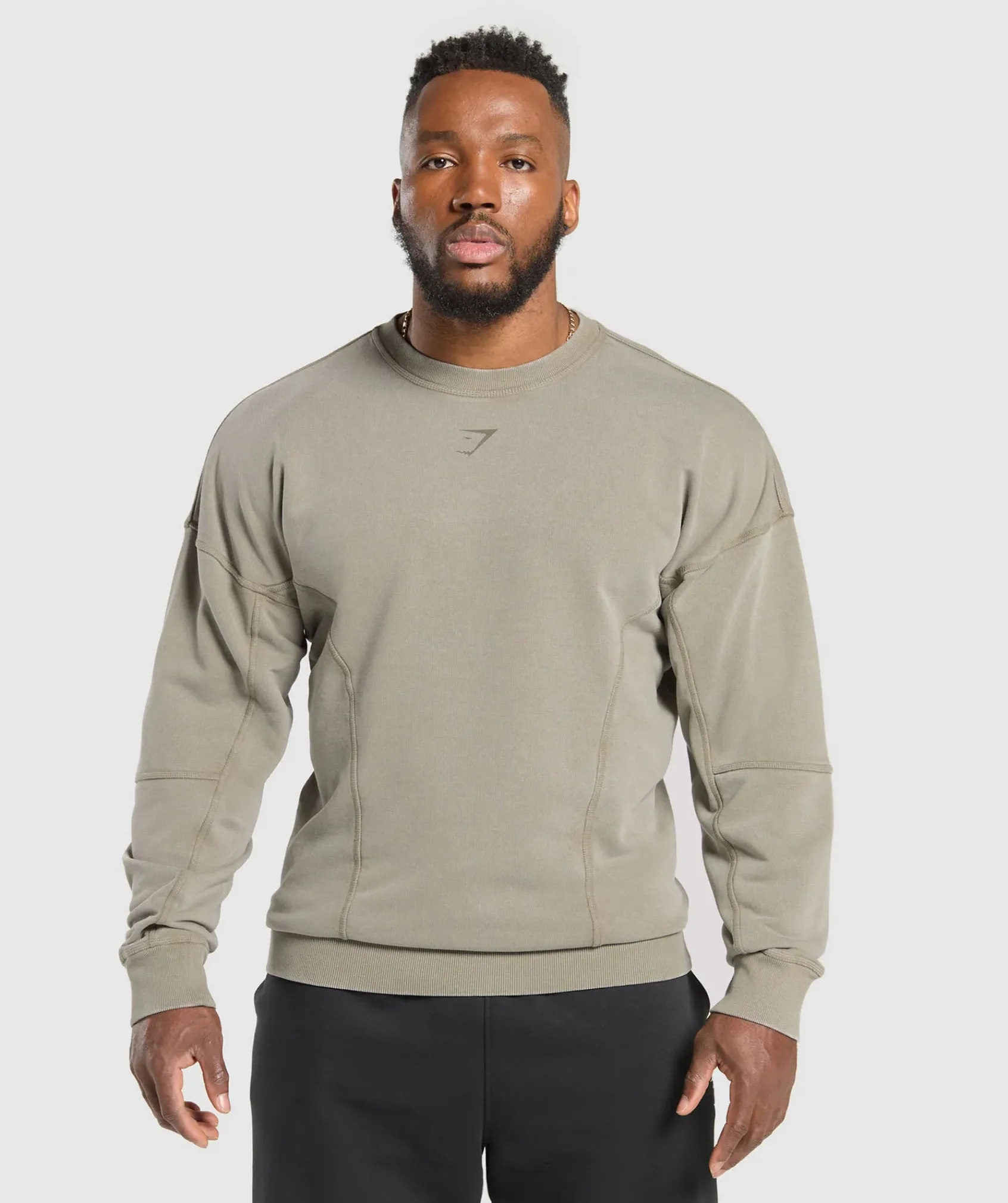 Heren Gymshark Hoodies & Truien*Heritage Washed Crew