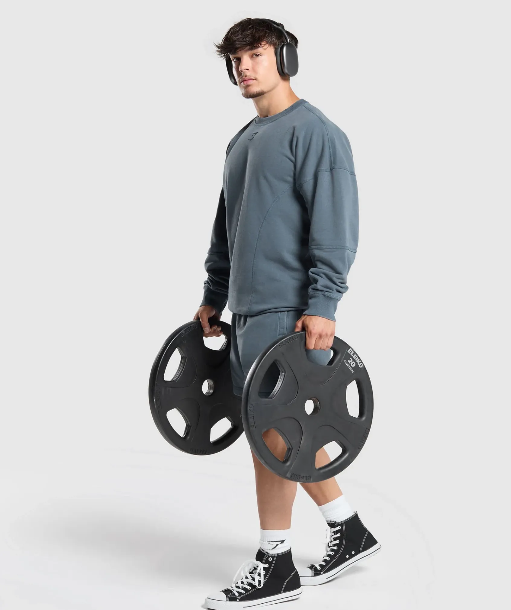 Heren Gymshark Hoodies & Truien*Heritage Washed Crew