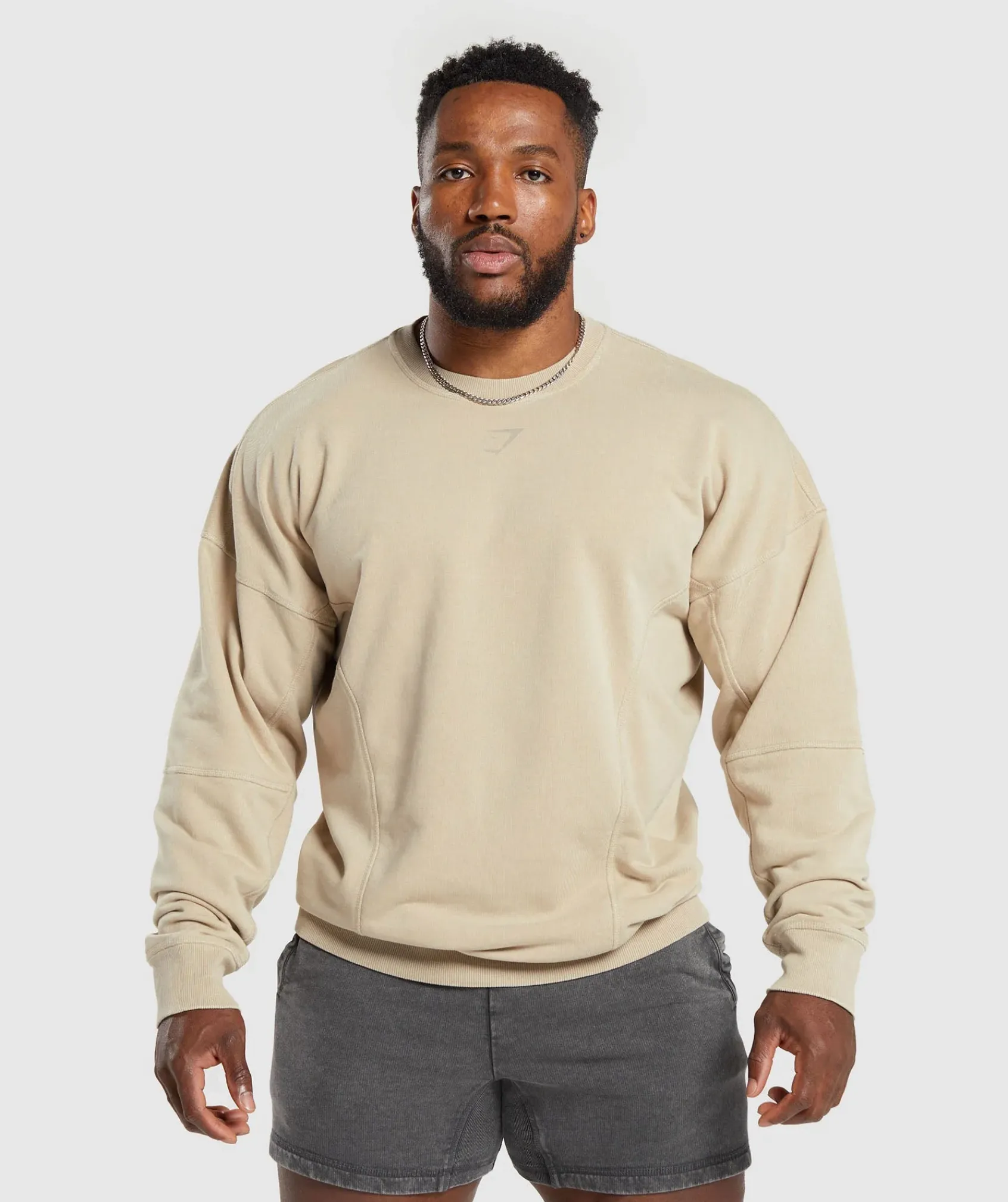 Heren Gymshark Hoodies & Truien*Heritage Washed Crew