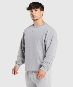 Heren Gymshark Hoodies & Truien*Heritage Washed Crew