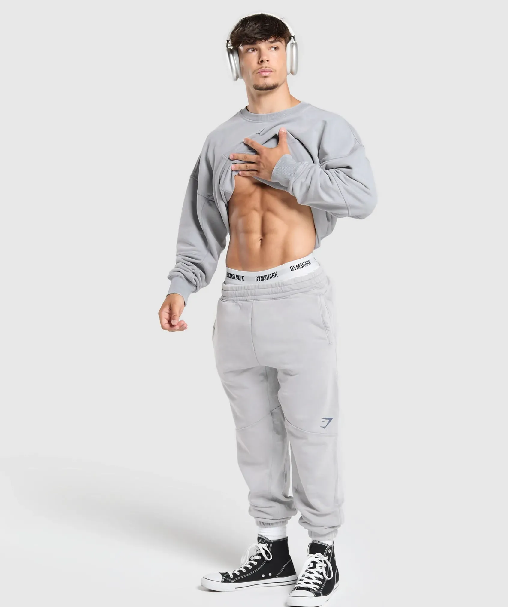 Heren Gymshark Hoodies & Truien*Heritage Washed Crew