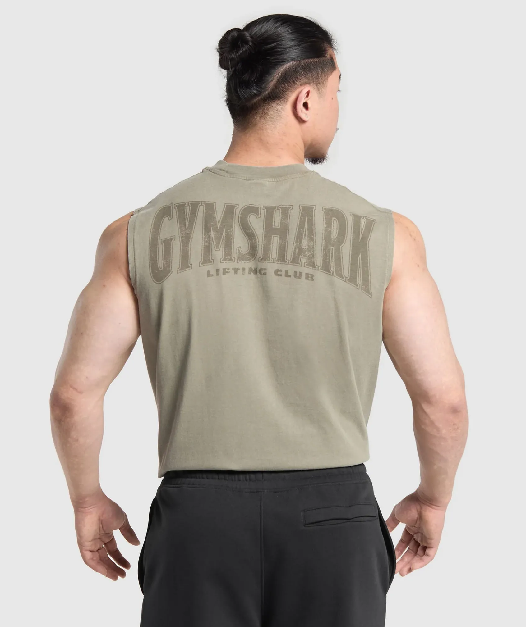 Heren Gymshark Tanktops*Heritage Washed Cut Off Tank