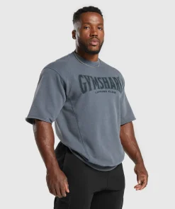 Heren Gymshark Hoodies & Truien|T-shirts*Heritage Washed Short Sleeve Crew