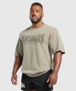 Heren Gymshark Hoodies & Truien|T-shirts*Heritage Washed Short Sleeve Crew