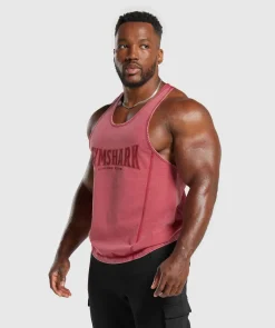 Heren Gymshark Stringers|T-shirts*Heritage Washed Stringer