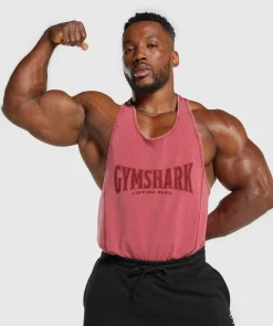 Heren Gymshark Stringers|T-shirts*Heritage Washed Stringer