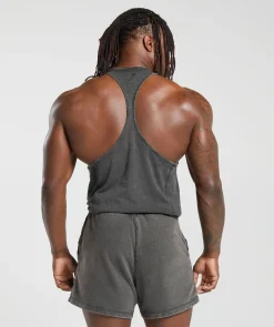 Heren Gymshark Stringers|T-shirts*Heritage Washed Stringer