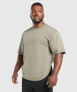 Heren Gymshark T-shirts*Heritage Washed T-Shirt
