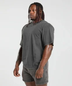Heren Gymshark T-shirts*Heritage Washed T-Shirt