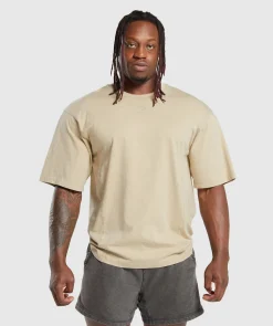 Heren Gymshark T-shirts*Heritage Washed T-Shirt