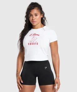DAMES Gymshark T-shirts*I Love Squats Baby T-Shirt