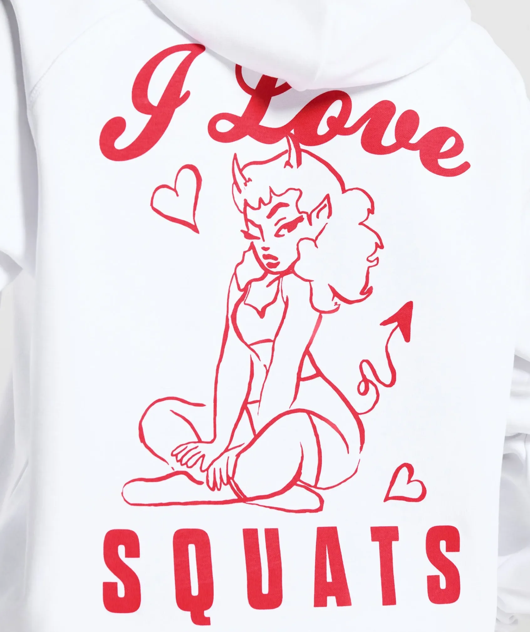 DAMES Gymshark Hoodies & Truien*I Love Squats Hoodie