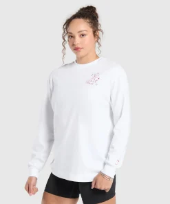 DAMES Gymshark T-shirts*I Love Squats Long Sleeve Skater