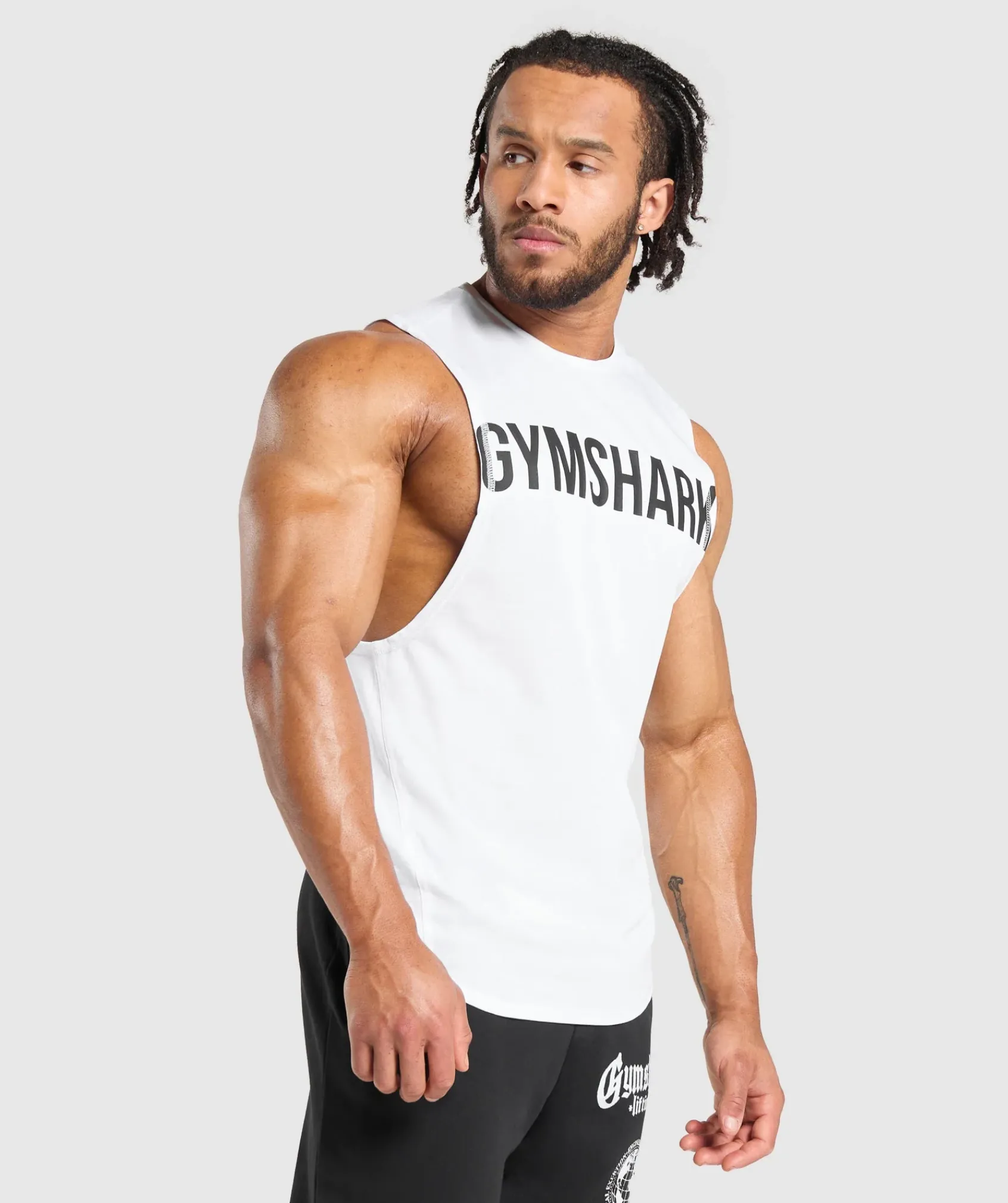 Heren Gymshark Tanktops*Impact Drop Arm Tank