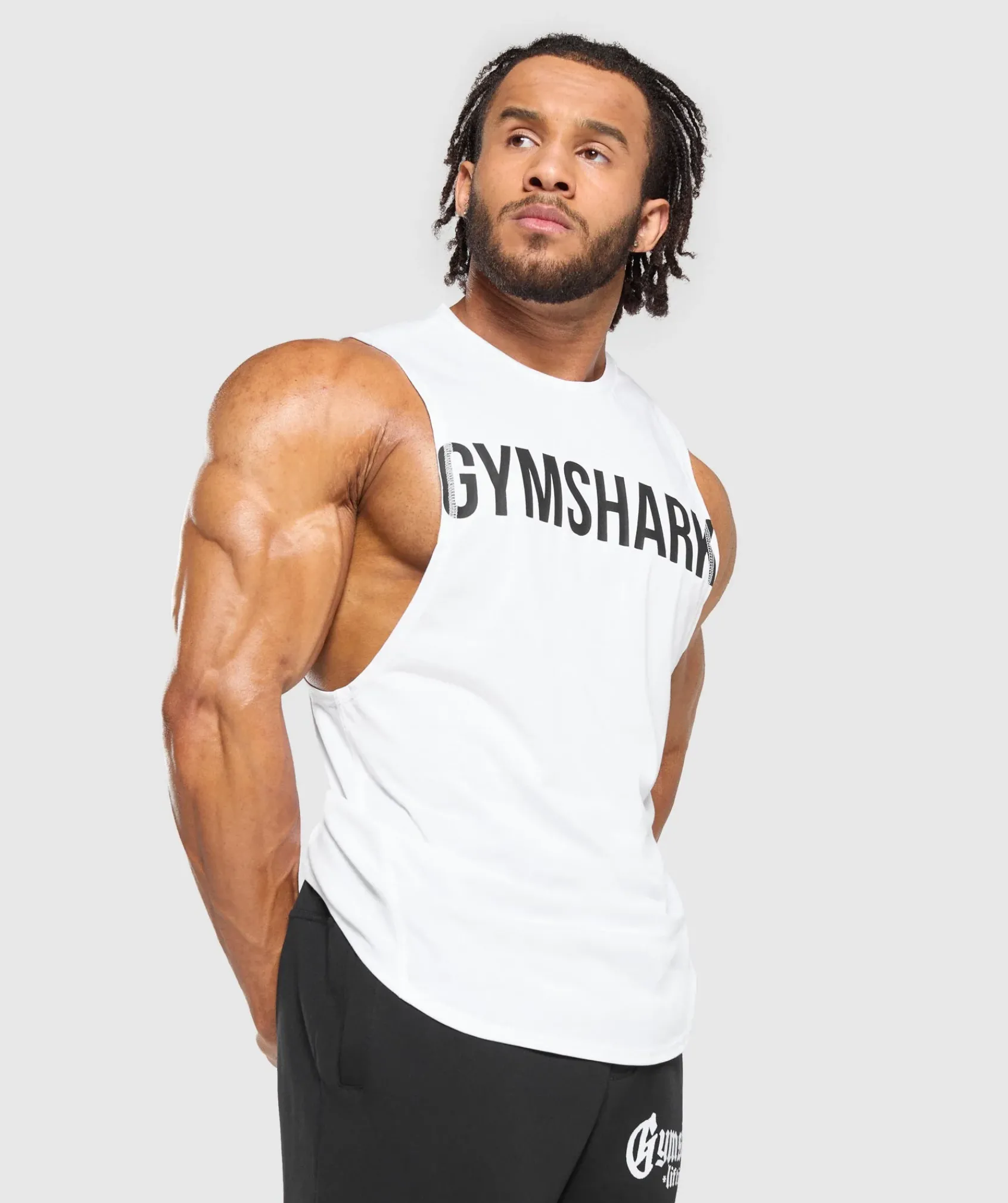 Heren Gymshark Tanktops*Impact Drop Arm Tank