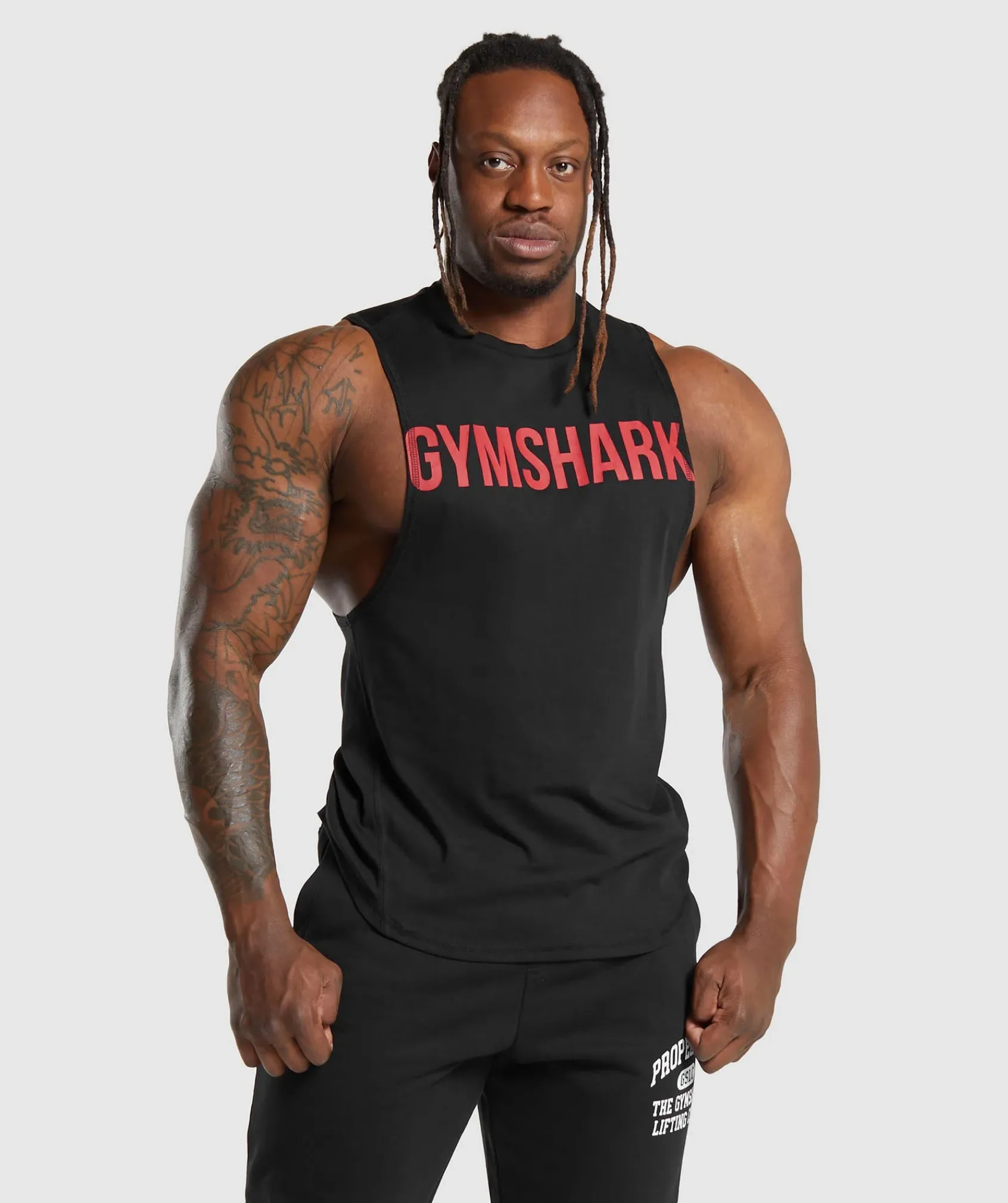 Heren Gymshark Tanktops|T-shirts*Impact Drop Arm Tank
