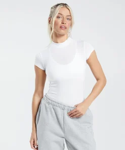 DAMES Gymshark T-shirts*Jersey Body Fit T-Shirt