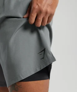 Heren Gymshark Zwemkleding|Shorts*Land to Water 6" Shorts
