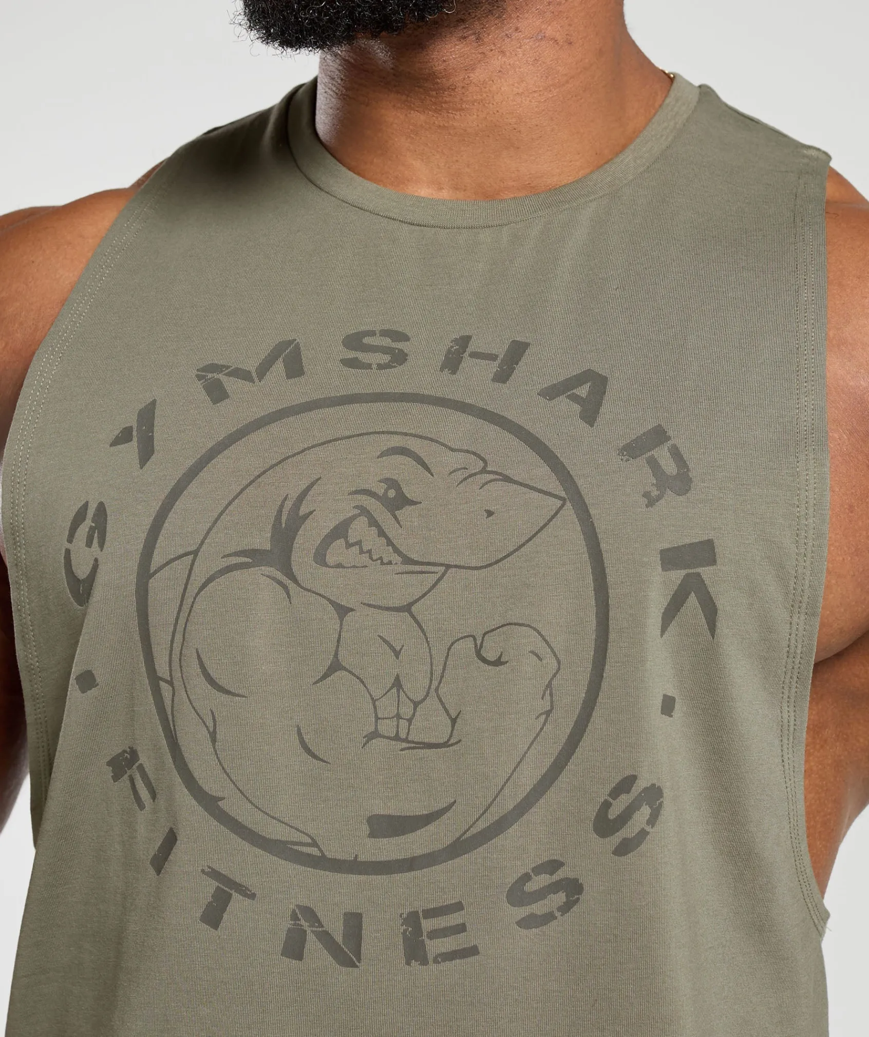 Heren Gymshark Tanktops*Legacy Drop Arm Tank