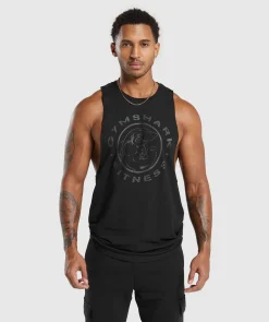 Heren Gymshark Tanktops*Legacy Drop Arm Tank