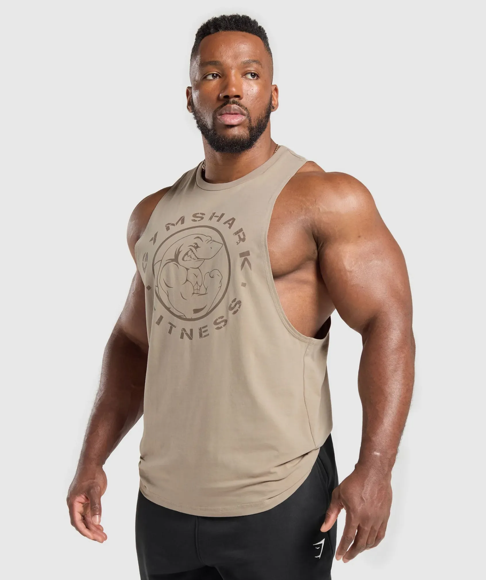 Heren Gymshark Tanktops*Legacy Drop Arm Tank