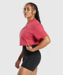 DAMES Gymshark Croptops|T-shirts*Legacy Graphic Crop Top