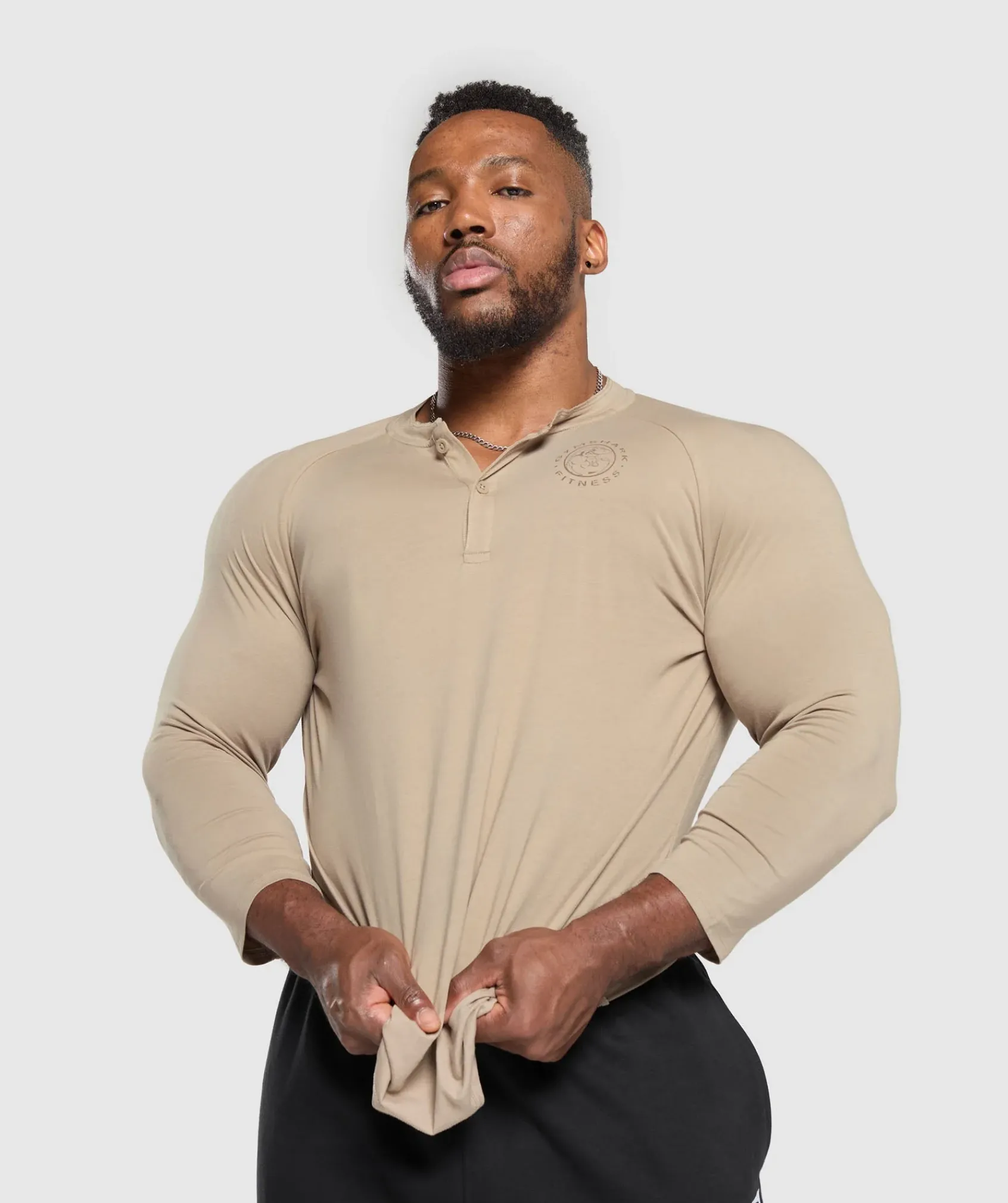 Heren Gymshark T-shirts*Legacy Henley