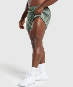 Heren Gymshark Shorts*Legacy Printed 4" Shorts