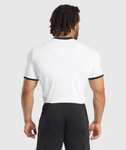 Heren Gymshark T-shirts*Legacy Ringer T-Shirt