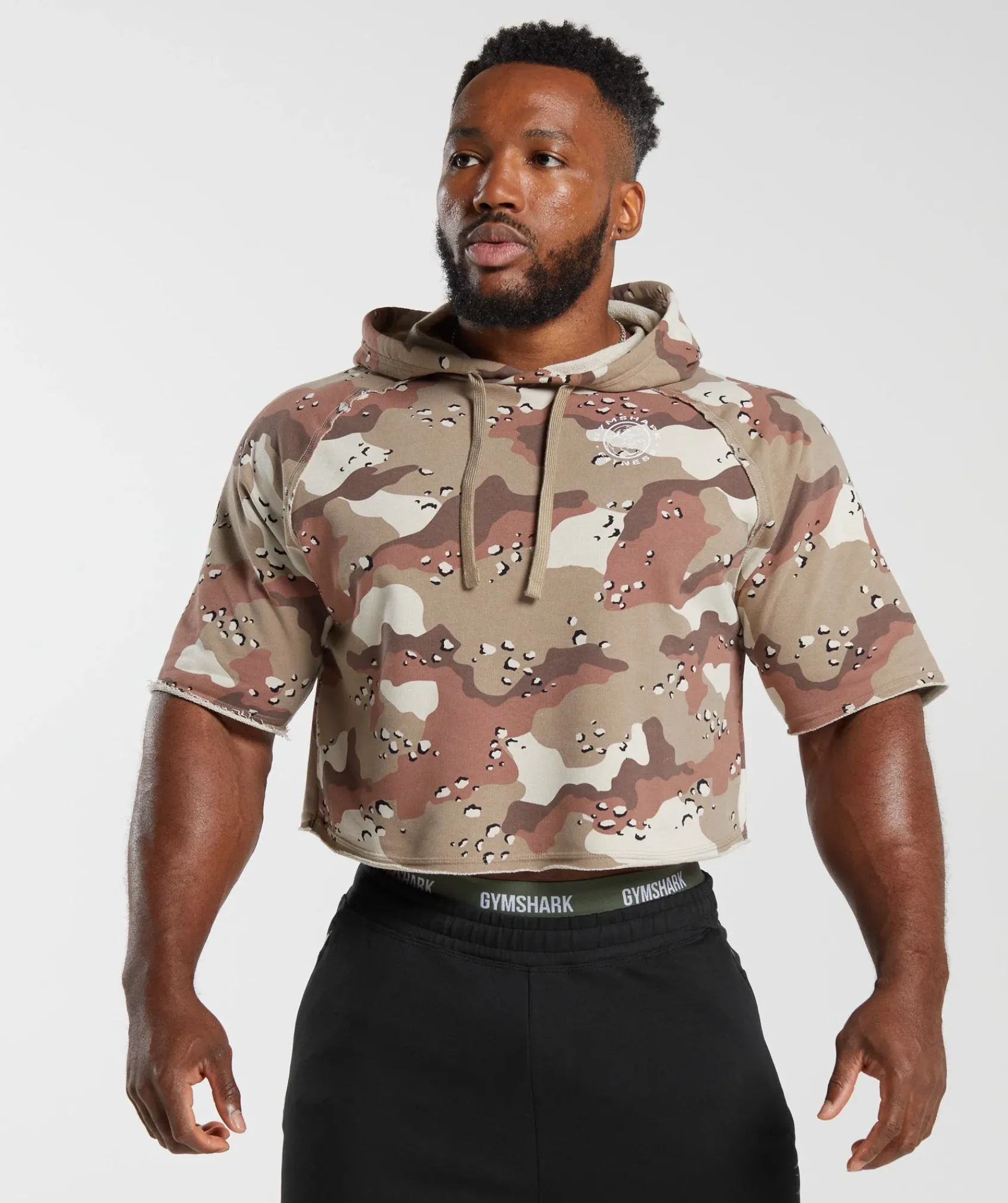 Heren Gymshark Hoodies & Truien*Legacy Short Sleeve Crop Hoodie