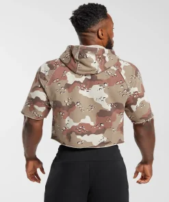 Heren Gymshark Hoodies & Truien*Legacy Short Sleeve Crop Hoodie