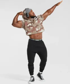 Heren Gymshark Hoodies & Truien*Legacy Short Sleeve Crop Hoodie