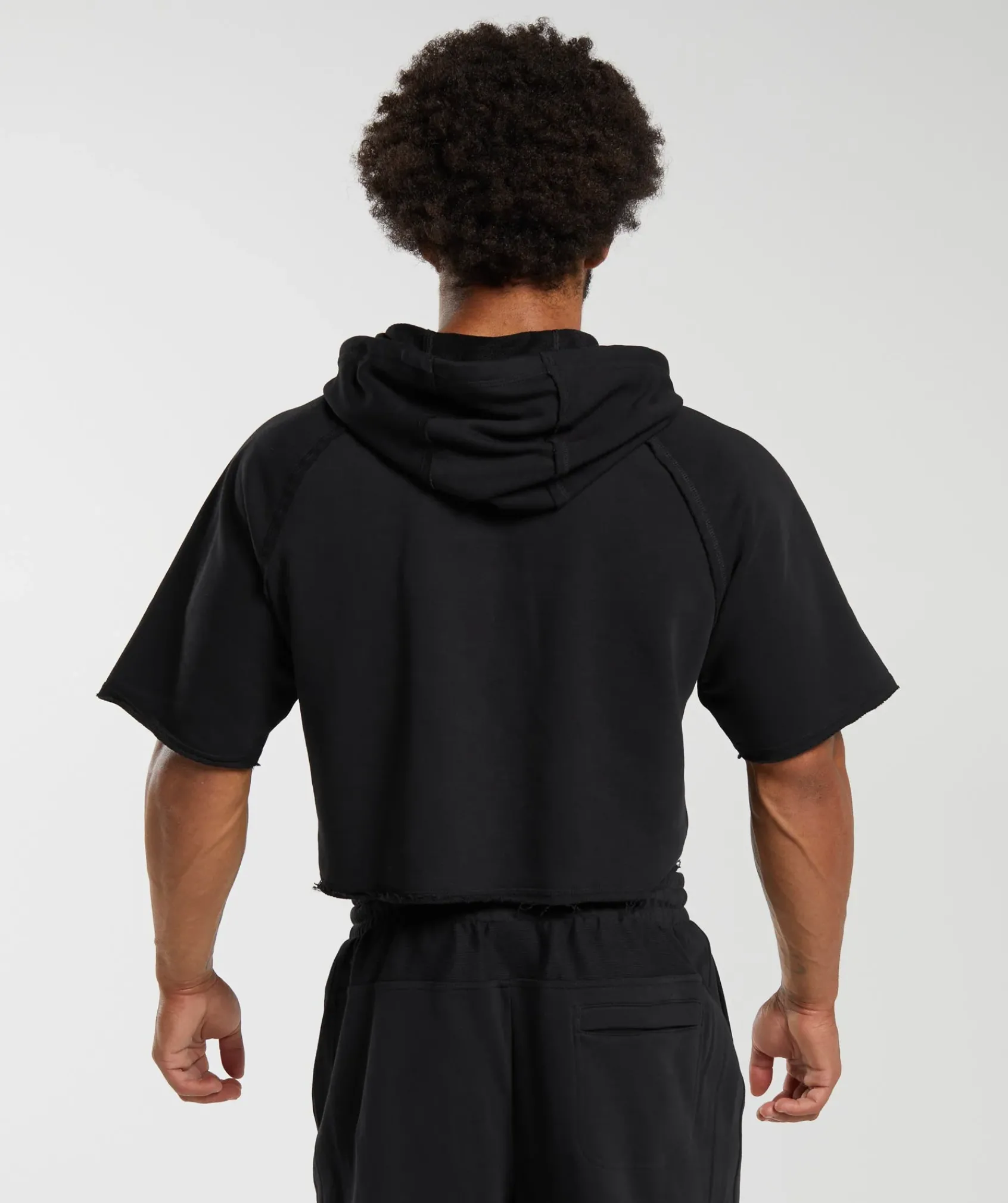 Heren Gymshark Hoodies & Truien*Legacy Short Sleeve Crop Hoodie