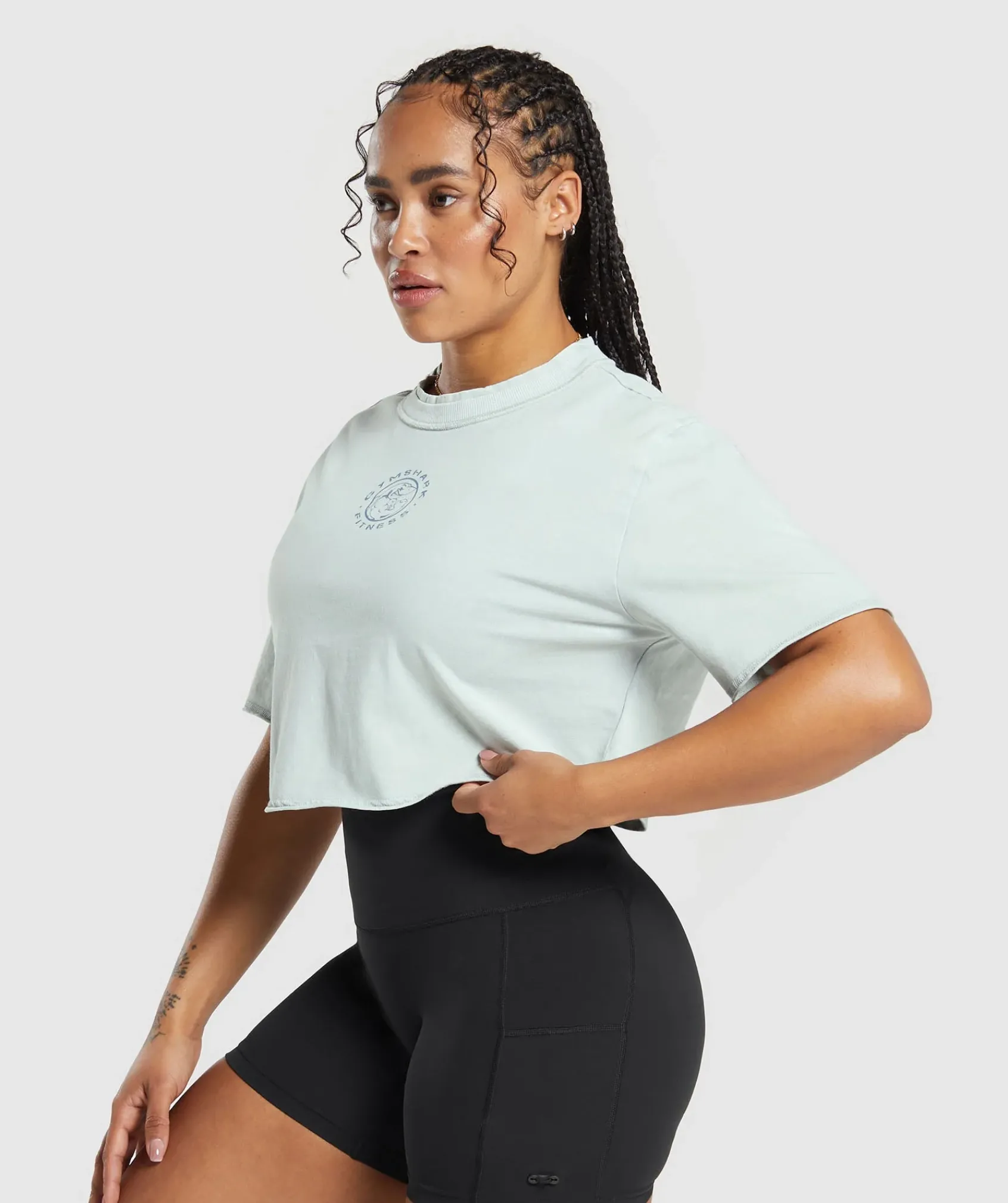 DAMES Gymshark Croptops|T-shirts*Legacy Washed Crop Top
