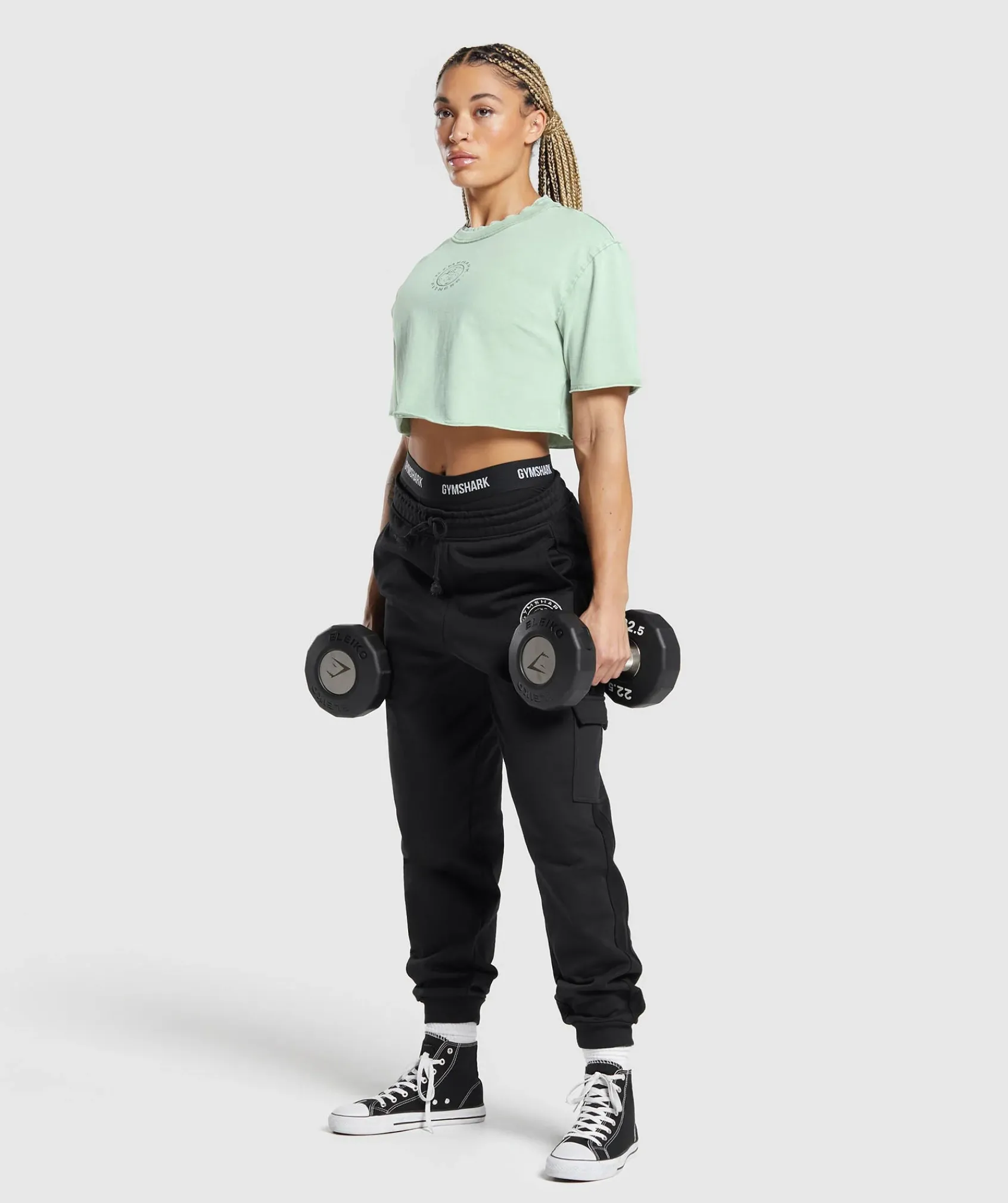 DAMES Gymshark Croptops|T-shirts*Legacy Washed Crop Top