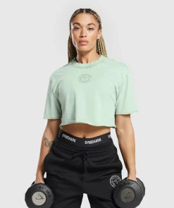 DAMES Gymshark Croptops|T-shirts*Legacy Washed Crop Top