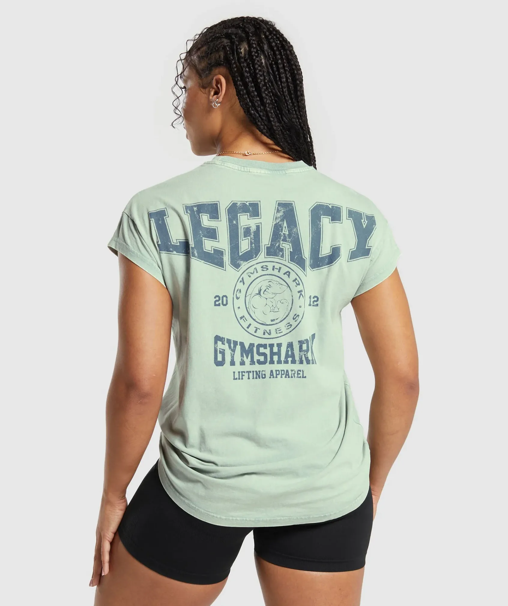 DAMES Gymshark T-shirts*Legacy Washed Oversized T-Shirt