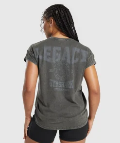 DAMES Gymshark T-shirts*Legacy Washed Oversized T-Shirt